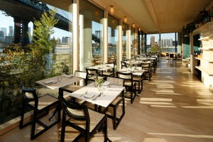 Inside Celestine restaurant.