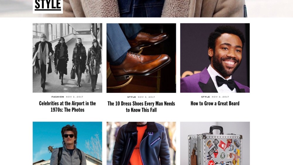 Esquire.com's Style Section Gets a Makeover