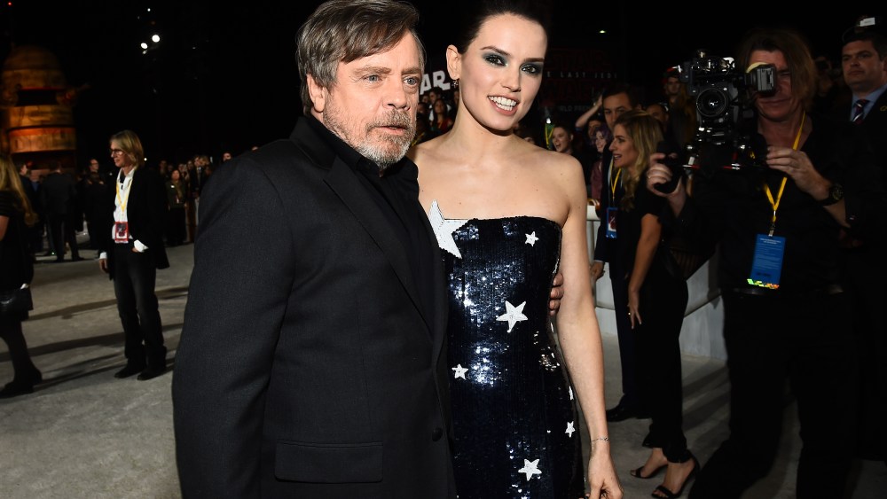 Mark Hamill and Daisy Ridley'Star Wars: The Last Jedi' film premiere, Arrivals, Los Angeles, USA - 09 Dec 2017