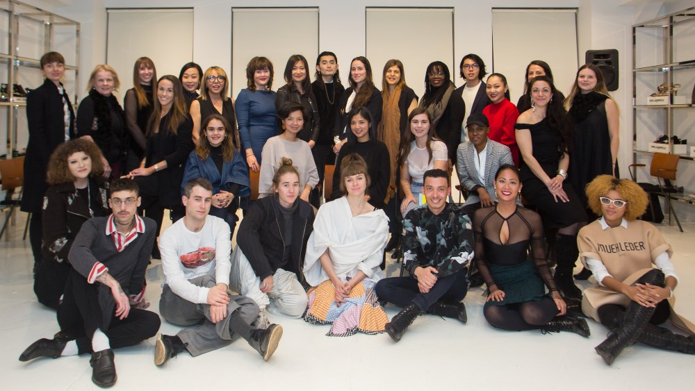 Group shot of Design Entrepreneurs reception at G-IIIon Thursday, January 11, 2018.