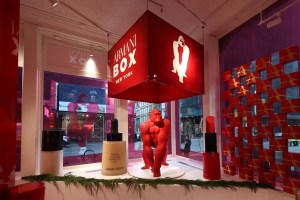 The Armani Box pop up shop in Soho.
