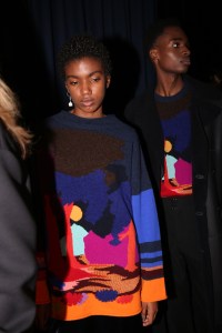 Backstage at Paul Smith Men's Fall 2018