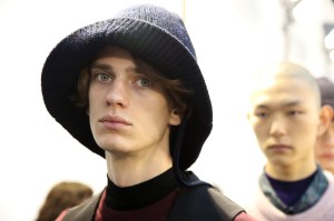Backstage at Lanvin Men's Fall 2018
