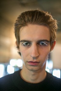Backstage at Charles Jeffrey Loverboy Men's Fall 2018