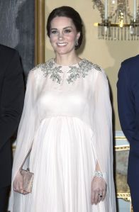 Catherine Duchess of Cambridge at a dinner held at the Royal Palace
Prince William and Catherine Duchess of Cambridge visit to Norway - 01 Feb 2018