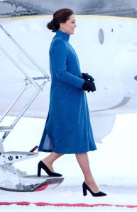Catherine Duchess of Cambridge at Oslo Gardermoen Airport
Prince William and Catherine Duchess of Cambridge visit to Norway - 01 Feb 2018