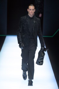 Model on the catwalk