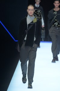 Model on the catwalk