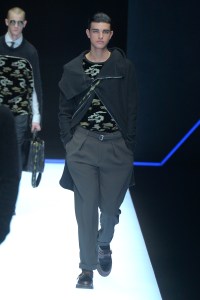 Model on the catwalk