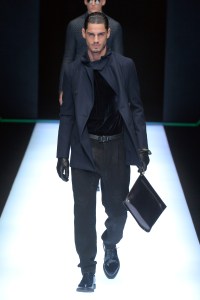 Model on the catwalk