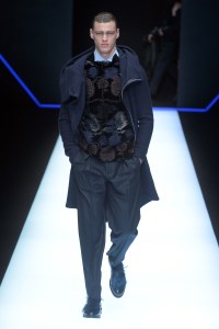 Model on the catwalk