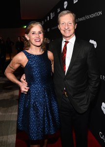 Kat Taylor and Tom Steyer
Sean Penn's JP HRO Gala, Arrivals, Los Angeles, USA - 06 Jan 2018