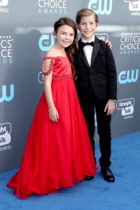 Brooklynn Prince and Jacob TremblayCritics' Choice Awards, Arrivals, Los Angeles, USA - 11 Jan 2018