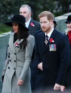 Meghan Markle and Prince HarryAnzac Day Dawn Service, London, UK - 25 Apr 2018