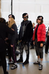 Backstage at Dyne Men's Fall 2018