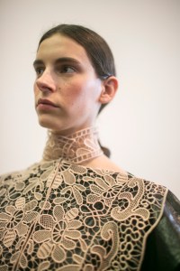Backstage at Christopher Kane RTW Fall 2018