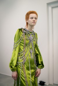 Backstage at Gucci RTW Fall 2018