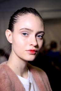 Backstage at Jil Sander RTW Fall 2018