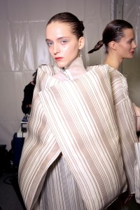 Backstage at Jil Sander RTW Fall 2018