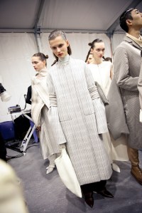 Backstage at Jil Sander RTW Fall 2018