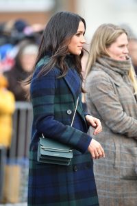 Meghan Markle greets people outside Edinburgh CastlePrince Harry and Meghan Markle visit to Edinburgh, Scotland - 13 Feb 2018