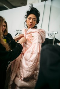Backstage at Moncler Genius Collection RTW Fall 2018