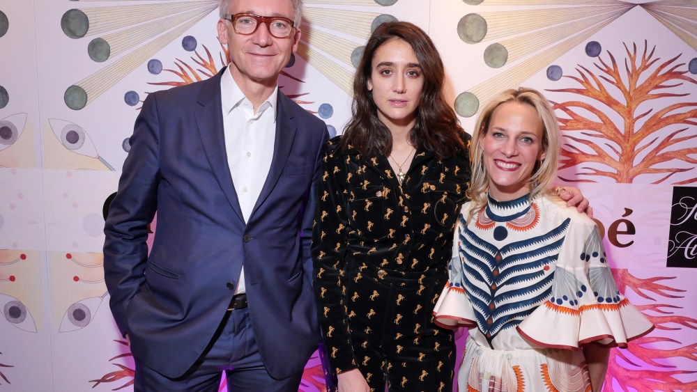 Geoffroy de la Bourdonnaye, Natacha Ramsay Levi and Tracy MargoliesSaks x Chloe party, Fall Winter 2018, New York Fashion Week, USA - 07 Feb 2018