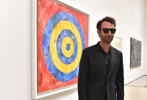 Alex Israel The Broad and Louis Vuitton celebrate Jasper Johns Something Resembling Truth, Cocktails, Los Angeles, USA - 08 Feb 2018