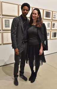 Alpheus Taylor and Bettina KorekThe Broad and Louis Vuitton celebrate Jasper Johns Something Resembling Truth, Cocktails, Los Angeles, USA - 08 Feb 2018