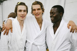 Backstage at Tom Ford Men's Fall 2018