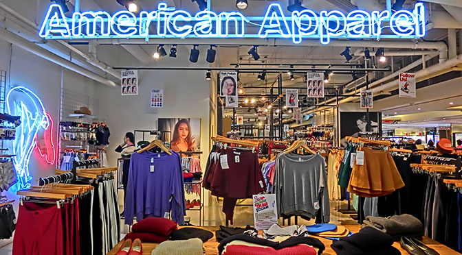 American Apparel Close Stores, Improve Fall Product