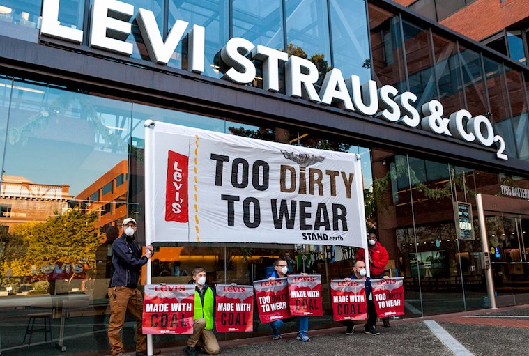 “Too Dirty Wear” Campaign Calls on Levi’s Increase Climate Commitments