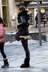 Winter Street Style in Chamonix
