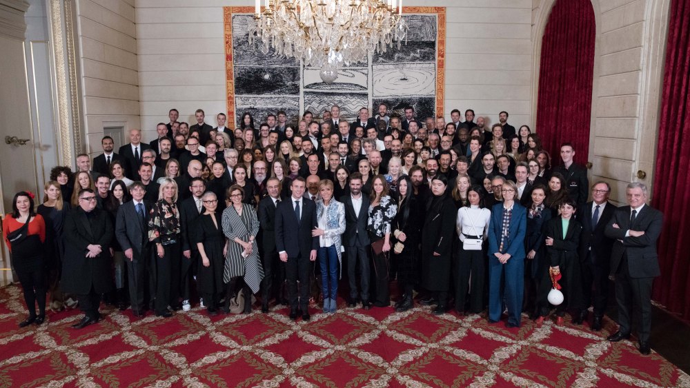 Paris fashion industry at the Élysée dinner