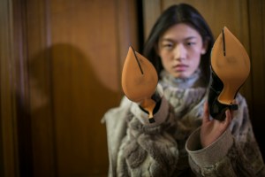 Backstage at Y/Project RTW Fall 2018