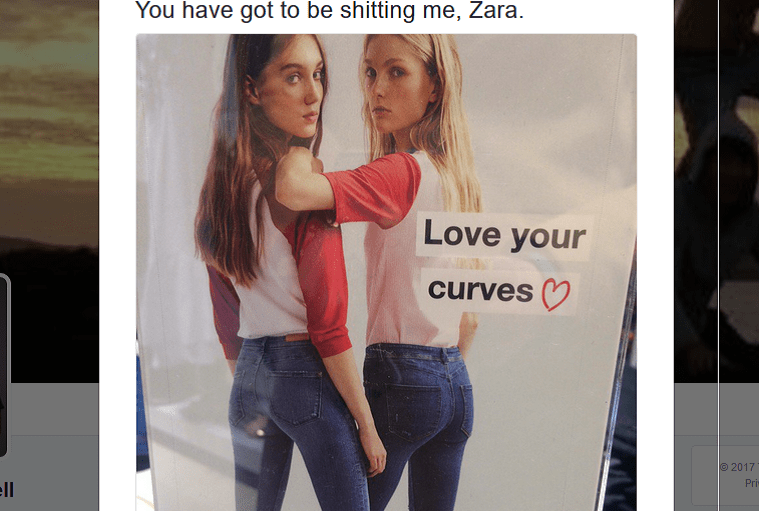 Zara Faces Backlash Over Love Your Curves Campaign