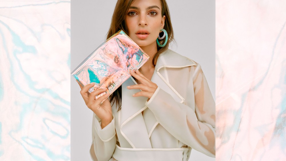 Emily Ratajkowski in the LOUCITE by Alison Lou look book
