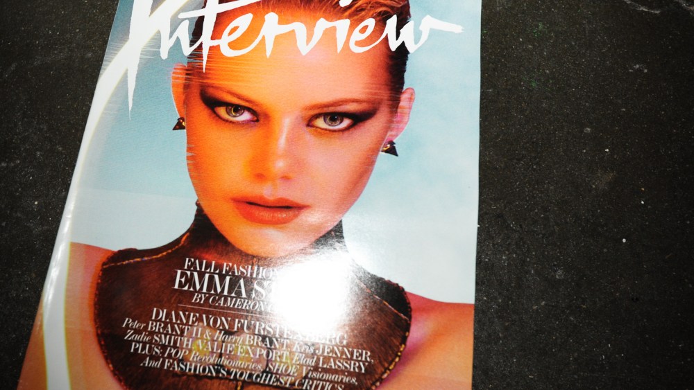 Interview-mosphereInterview Magazine dinner, New York, America - 10 Sep 2012