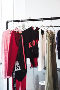 Clothes on display from the 'Serena' line.