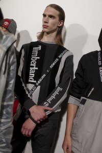Backstage at Christopher Raeburn Men's Spring 2019