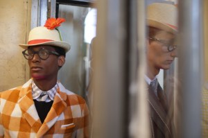 Backstage at Thom Browne Men's Spring 2019