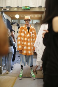 Backstage at Thom Browne Men's Spring 2019