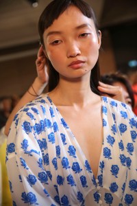 Backstage at Kenzo Spring 2019