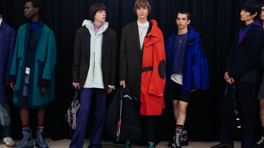 Backstage at Lanvin Men's Spring 2019