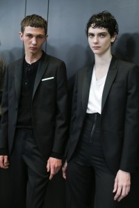 Backstage at Neil Barrett Men's Spring 2019