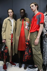 Backstage at Neil Barrett Men's Spring 2019