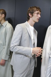 Backstage at Neil Barrett Men's Spring 2019