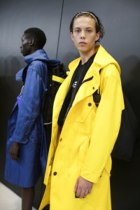 Backstage at Neil Barrett Men's Spring 2019