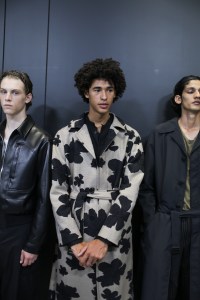 Backstage at Neil Barrett Men's Spring 2019