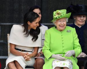 Queen Elizabeth II, Meghan Duchess of Sussex open the new Mersey Gateway Bridge